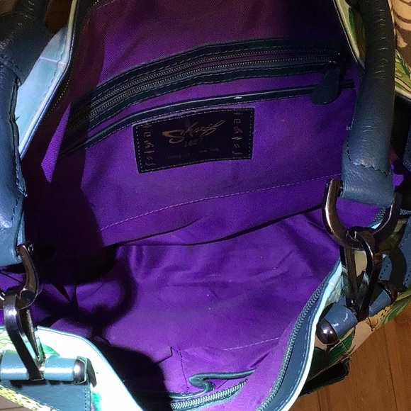 Sharif Hand Painted Leather Bag - Picture 7 of 9